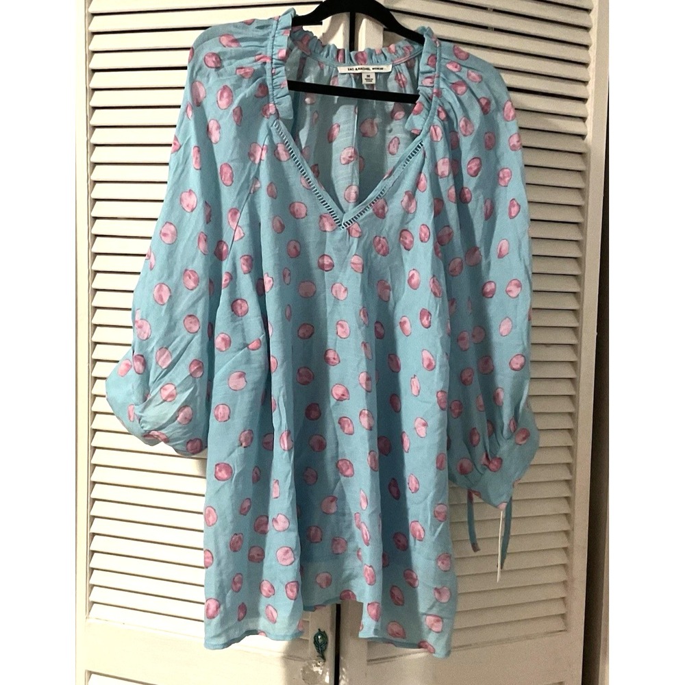 Zac + Rachel Woman 3 X Plus Size Blouse  Comfortable Peasant Cottagecore Whimsy
